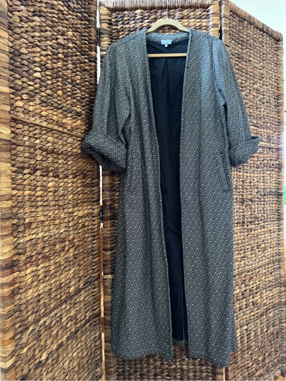 The Odells Alistair Textured Duster Coat Anthropologie Size L